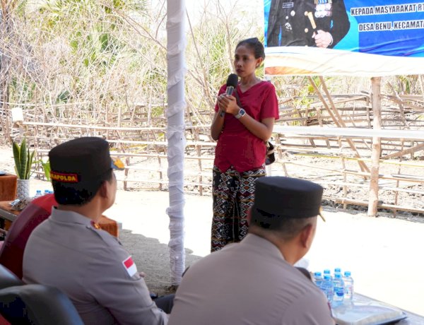 Kapolda NTT Resmikan Sumur Bor di Desa Benu Kampung Bestobe Takari Kupang, Warga: Terima Kasih Sudah Jawab Doa Kami