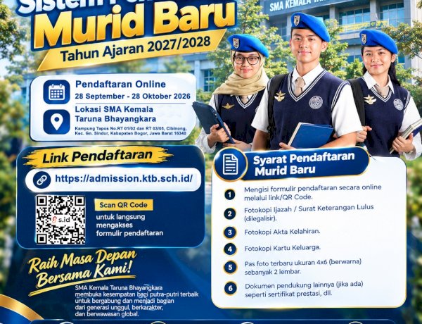 Peluang Emas! Polda NTT Umumkan Pembukaan SPMB SMA Kemala Taruna Bhayangkara T.A 2027/2028 dengan Beasiswa Penuh 100 Persen