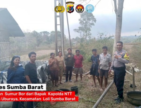 Mesin Bor Mulai Beroperasi, Harapan Air Bersih Warga Gollu Loloka Akhirnya Diwujudkan Kapolda NTT