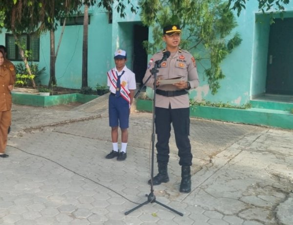 Polda NTT Hadir di SLB Negeri Pembina Kupang, Tanamkan Pesan Aman dan Saling Menghargai
