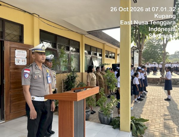 Bangun Generasi Muda Berkarakter, Polda NTT Sampaikan Pesan Anti-Bullying dan Tertib Berlalu Lintas