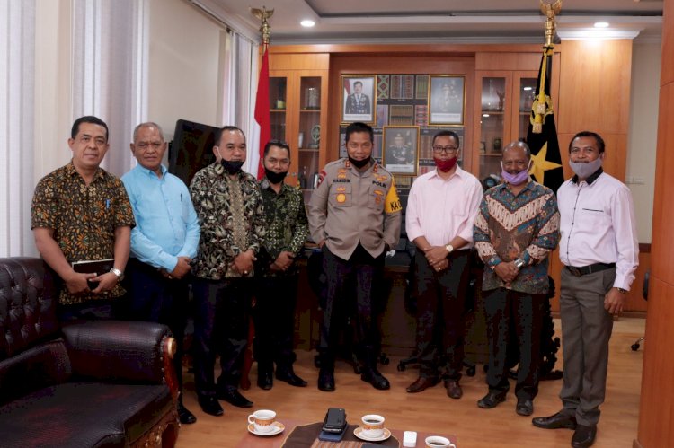 Kapolda NTT Terima Kunjungan Silaturahmi Ketua KPU Provinsi NTT