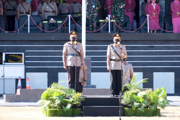 Polda NTT Gelar Upacara Farewell Parade dalam rangka Serah Terima Pataka Polda NTT Satya Turangga Wira Sakti