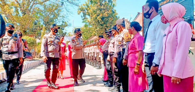 Kapolda NTT Cek Kesiapan Pengamanan Pilkada di Kabupaten Sumba Timur