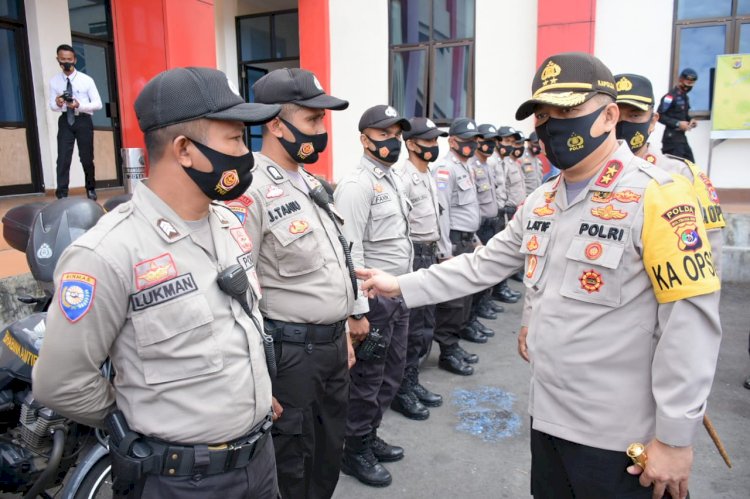 Kapolda NTT Cek Kesiapan Personil Pengamanan Pilkada di Wilayah Hukum Polres Manggarai