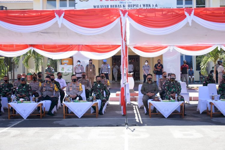 Tatap Muka di Polres Belu, Kapolda NTT Irjen Pol. Lotharia Latif Titip Tiga Pesan ini Untuk Prajurit TNI Polri di Tapal Batas