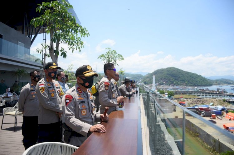 Kapolda NTT Turun Langsung Pantau Pelaksanaan Gladi Simulasi Protokol Keamanan dan Keselamatan di DPSP Labuan Bajo