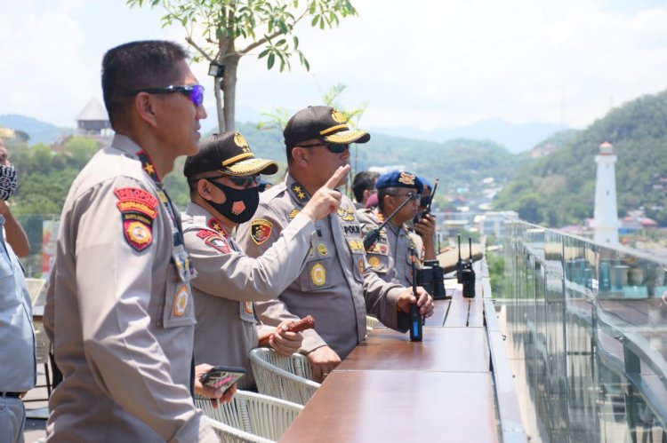 Kapolda NTT Turun Langsung Pantau Pelaksanaan Gladi Simulasi Protokol Keamanan dan Keselamatan di DPSP Labuan Bajo