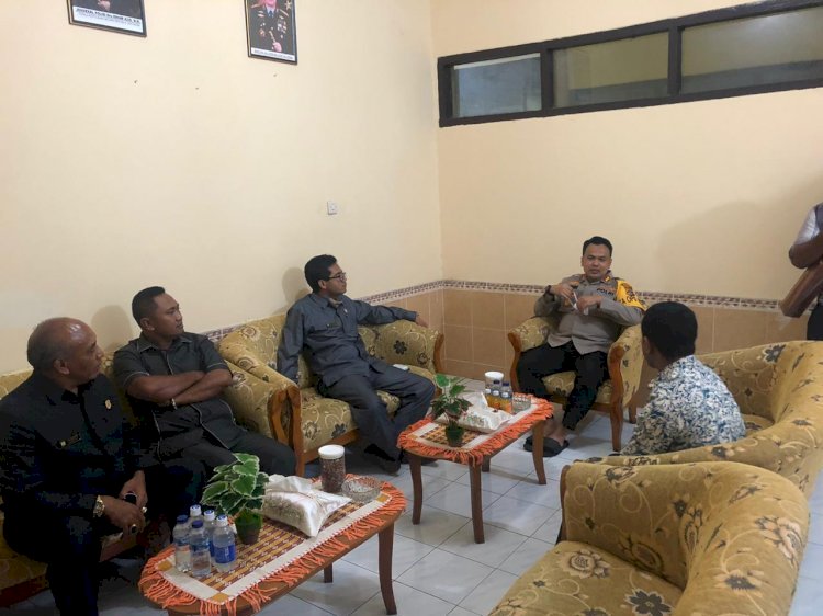 Kapolres TTS Menerima Kunjungan  Silahturahmi Ketua DPRD Kabupaten TTS
