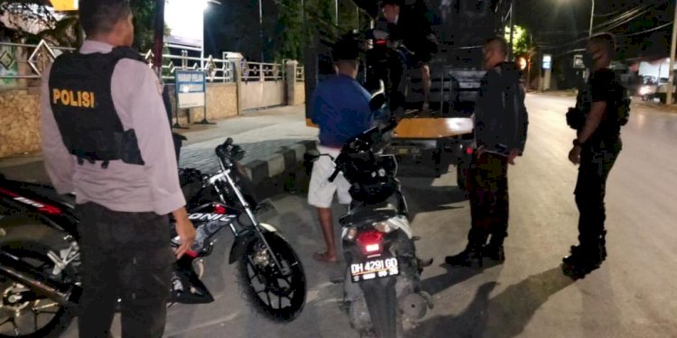 Balap Liar, Sat Sabhara Polres Kupang Kota Amankan 3 Unit Sepeda Motor