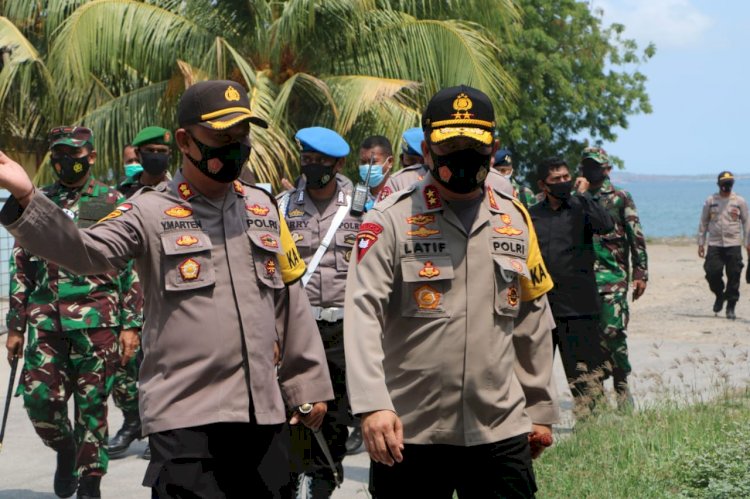 Merespon Bencana Alam Erupsi Gunung Ile Lewotolok, Kapolda NTT dan Pejabat TNI NTT Tiba di Lembata