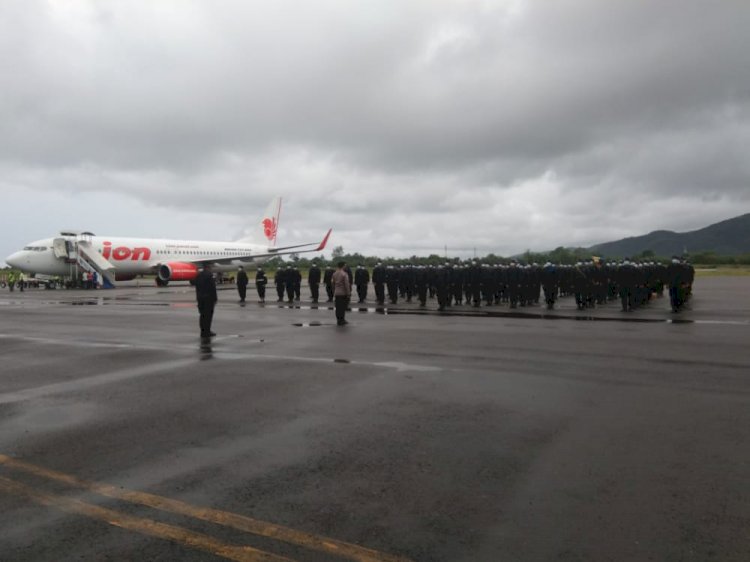 300 Personel Brimob Nusantara BKO Polda NTT, Siap Amankan Pilkada di 9 Kabupaten