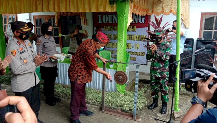 Bupati dan Wakapolres Manggarai Timur Launching Posko Kampung Tangguh Nusantara di Borong