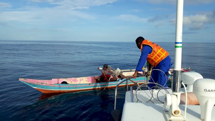 Perketat Keamanan, Satpolair Polres Belu Lakukan Patroli Perairan Perbatasan Belu-Timor Leste