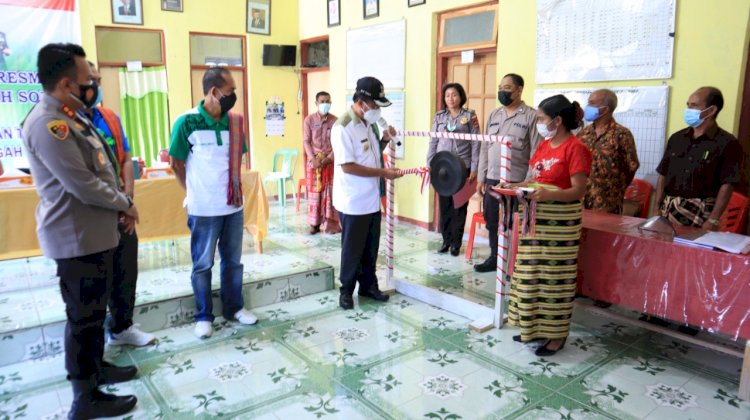 Kapolres dan Bupati TTS Launching Kampung Tangguh di Desa Sopo