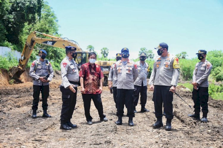 Kunjungi Manggarai Barat, Kapolda NTT Tinjau Pembangunan Asrama Brimob Kompi 4 Labuan Bajo