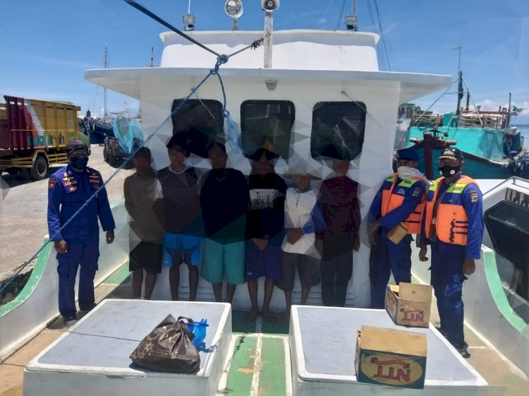 Pakai Bahan Peledak, Lima Orang Nelayan Sikka Diamankan Ditpolair Polda NTT
