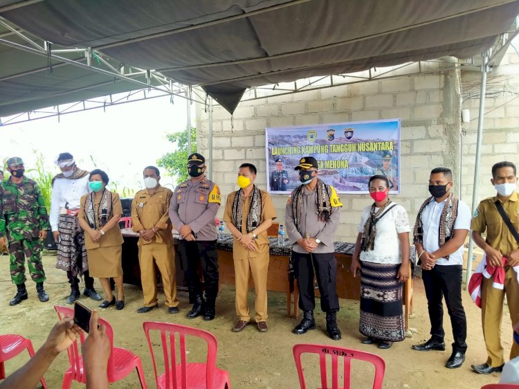 Launching Kampung Tangguh, Kapolres Sabu Raijua Minta Masyarakat Terus Produktift