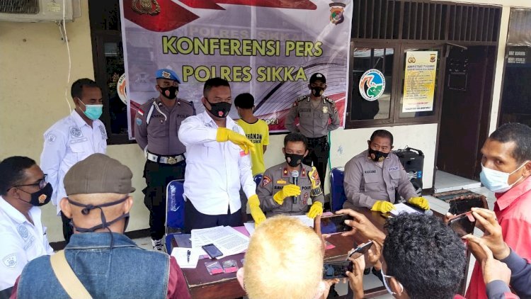 Satresnarkoba Polres Sikka Berhasil Menangkap Seorang Pelaku Penyalahgunaan Narkotika