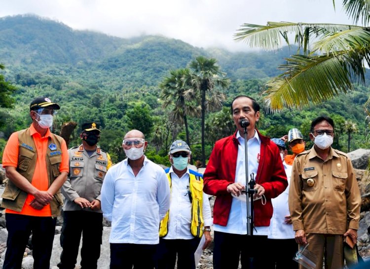 Presiden Kunjungi Desa Amakaka, Salah Satu Wilayah Terdampak Bencana Siklon Tropis Seroja di NTT