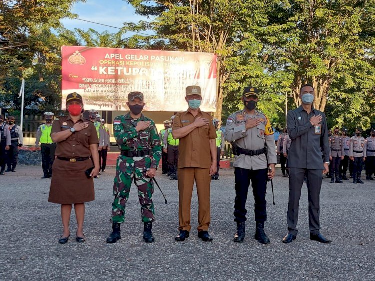 Pengamanan Hari Raya Idul Fitri, TNI-Polri dan Pemda TTU Bersinergi Bangun Tiga Pos Jaga di Kefamananu