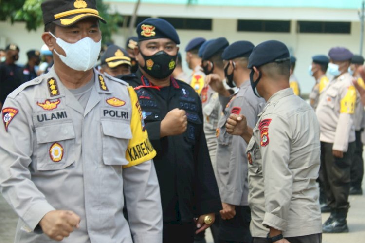 Pelepasan BKO Brimob Nusantara, Karoops Polda NTT Ucapkan Terimakasih Atas Pelaksanaan Operasi Kemanusiaan di NTT