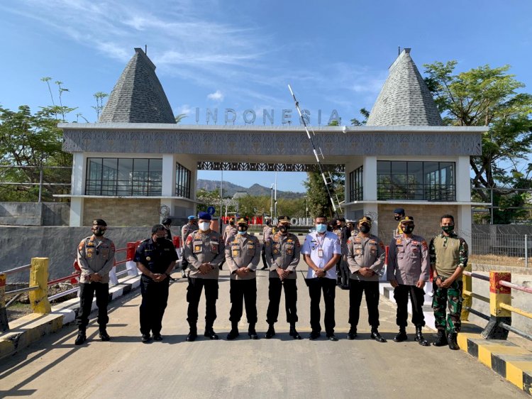 Cek Penanganan Covid-19 di wilayah Perbatasan, Irwasda Polda NTT Kunjungi Kabupaten Belu