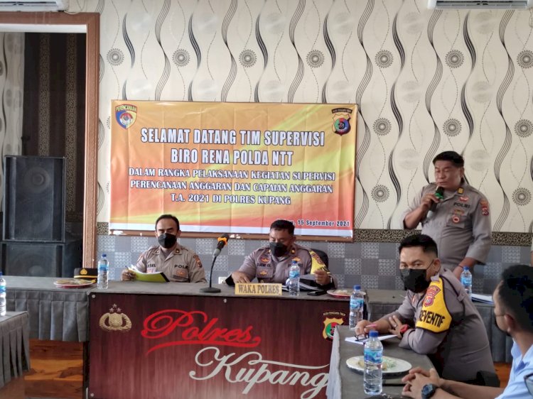 Birorena Polda NTT Adakan Supervisi Perencanaan dan Capaian Anggaran di Polres Kupang dan Polres TTS