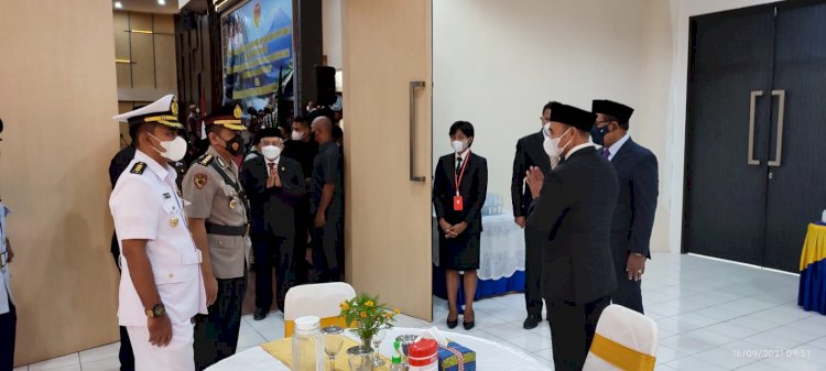 Personil Polda NTT Amankan Rangkaian Pelantikan Dua Kepala Daerah di Kota Kupang