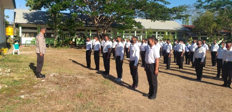 Pelatihan Gada Pratama Satuan Pengamanan di Daerah Perbatasan, Ditbinmas Polda NTT Terapkan Prokes Ketat
