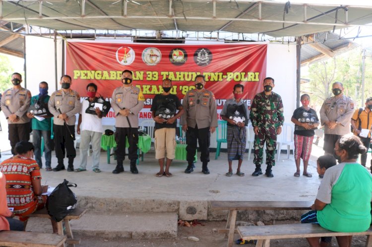 Peringati 33 Tahun Pengabdian dan HUT ke 76 TNI, Alumni Akabri 89 Gelar Baksos dan Vaksinasi Bagi Masyarakat Kupang Tengah