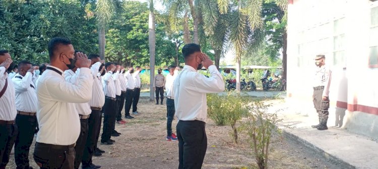 Dengan Prokes Ketat, Ditbinmas Polda NTT Berikan Materi Penting Bagi Pelatihan Satpam di Kabupaten Ende