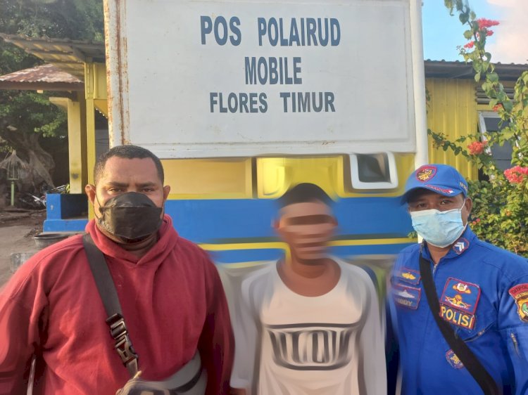 Tangkap Dua Ekor Penyu yang Dilindungi, Seorang Warga Flotim Diamankan Ditpolairud Polda NTT