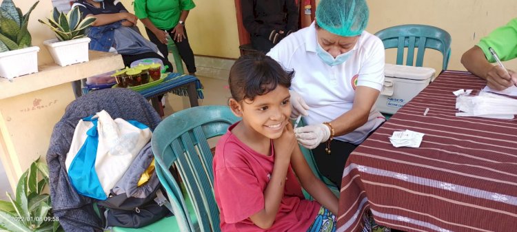 RSB Titus Uly Kupang Gelar Percepatan Pelayanan Vaksinasi di Kelurahan Belo