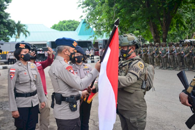 Tiba di Kupang, 102 Orang Personel Satbrimobda NTT BKO Daerah Rawan Papua Jalani Karantina Mandiri di Dua Tempat