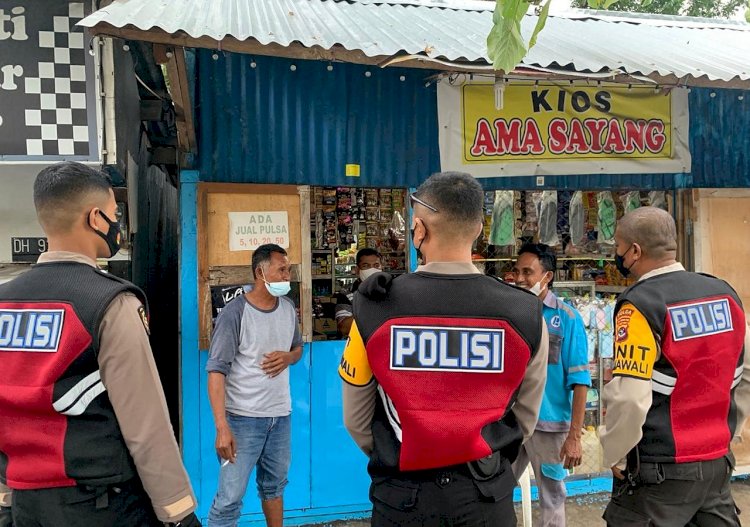 Jaga Kondusifitas Masyarakat di Kota Kupang Tetap Aman, Unit Turjawali Gelar Patroli Harkamtibmas