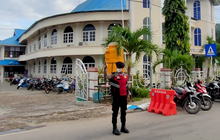 Wujudkan Jemaat Aman Beribadah, Sejumlah Gereja diamankan Personel Ditsamapta Polda NTT