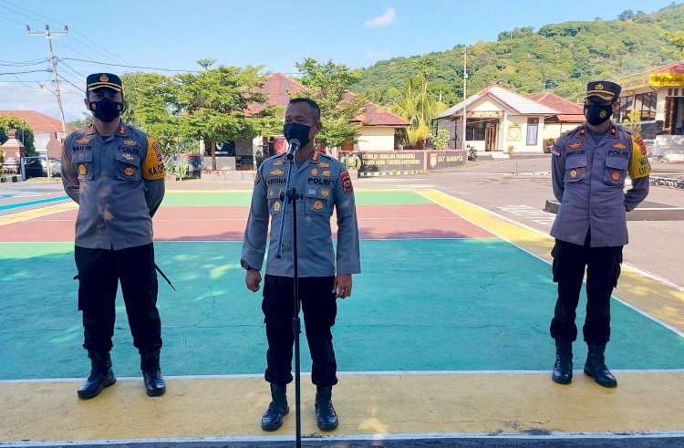 Supervisi di Polres Flotim, Kabidhumas Polda NTT: Anggota Wajib Jadi True Believer