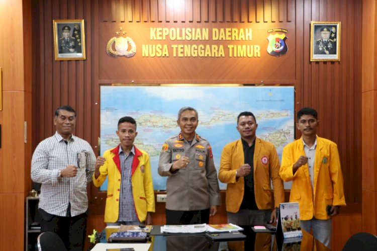 Tingkatkan Hubungan Silaturahmi, Kapolda NTT Terima Audiensi BEM Nusantara Wilayah NTT