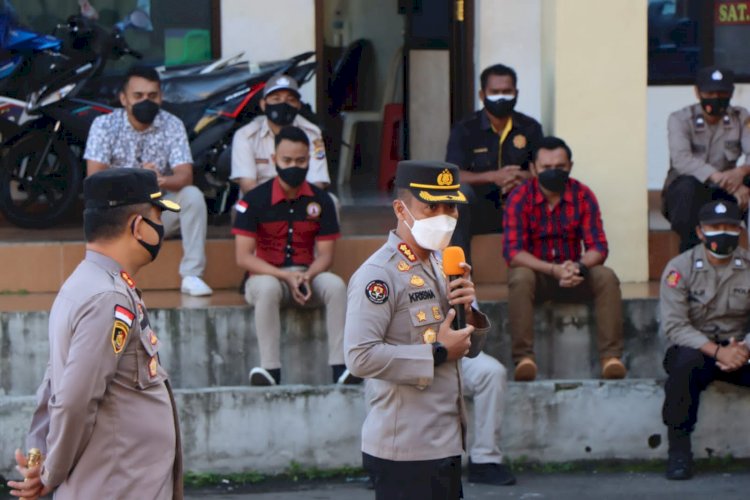 Supervisi di Polres Manggarai  Kabidhumas Polda NTT: Manfaatkan Medsos untuk Hal Positif