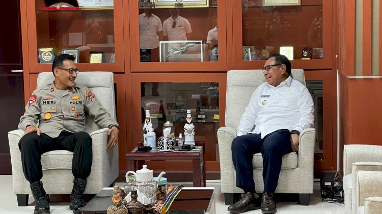 Perkuat Sinergisitas, Wakapolda NTT Kunjungan Silaturahmi dengan Wakil Gubernur NTT
