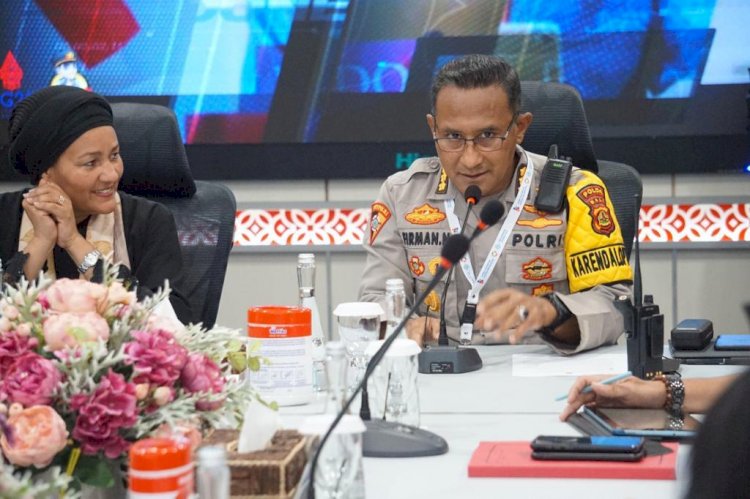 Polri Paparkan Pengamanan dan Penanganan Bencana 91 Command Center Bali ke Deputi Sekjen PBB  Dikunjungi Deputi Sekjen PBB, Polri Pastikan 91 Command Center Siap Lakukan Pengamanan dan Penanganan Bencana