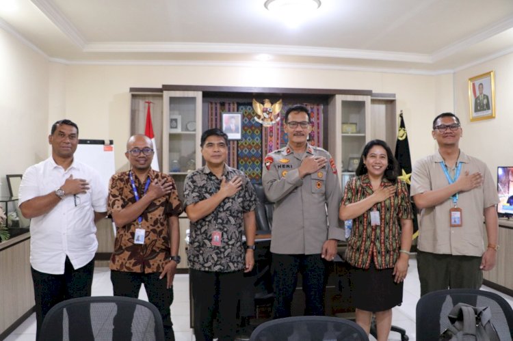 Tingkatkan Kerjasama, Wakapolda NTT Terima Kunjungan Silaturahmi UNDSS Kupang