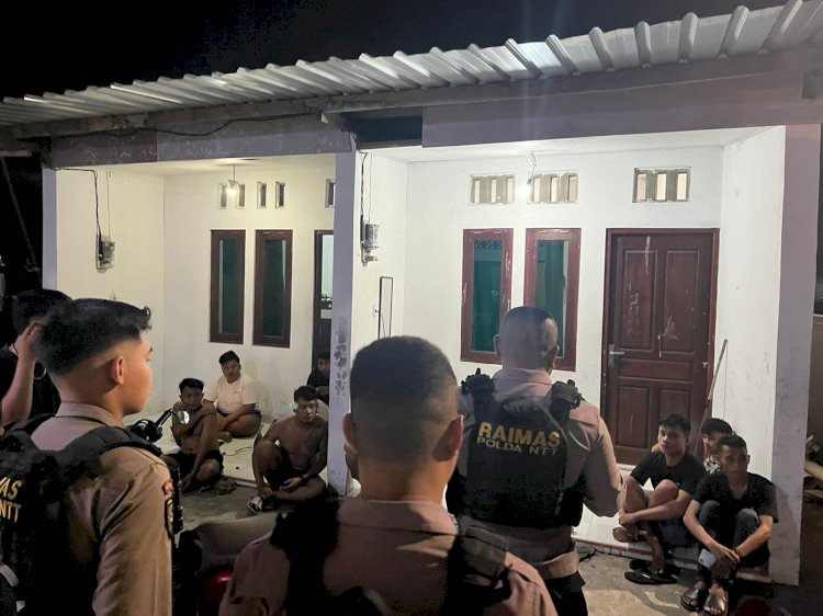 Memelihara Kamtibmas tetap Kondusif, Personel Ditsamapta Polda NTT Gelar Patroli Rutin di Wilayah Kota Kupang