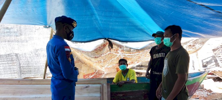 Gelar Patroli di Wilayah Pesisir Flotim, Personel Ditpolairud Polda NTT Ingatkan Warga Jaga Ekosistem Laut