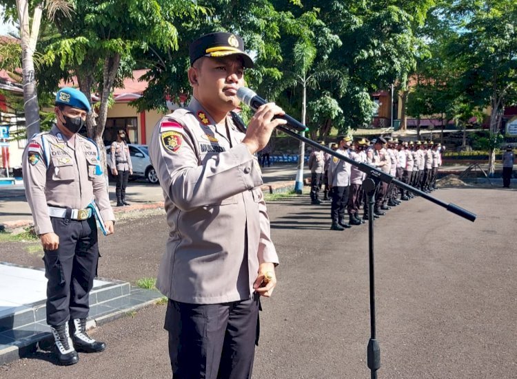 Kapolres TTU Sampaikan 6 Pesan Penting Presiden Jokowi Kepada Anggota