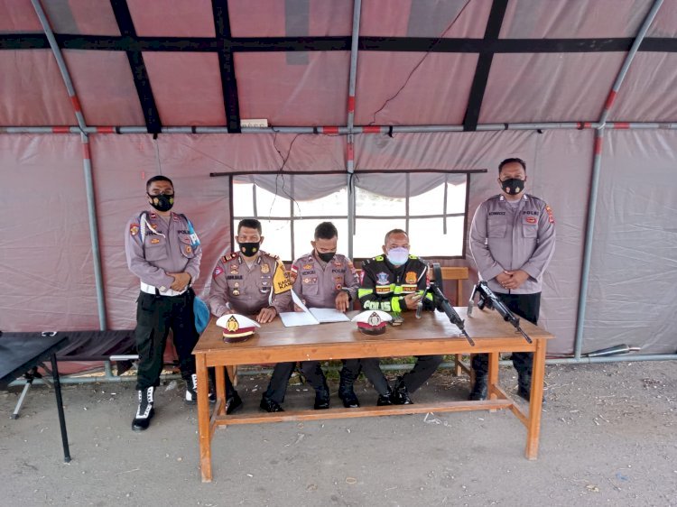 AKBP Dwi Handono Kerahkan 77 Personel Polres Lembata Untuk Amankan Rangkaian Kegiatan Paskah