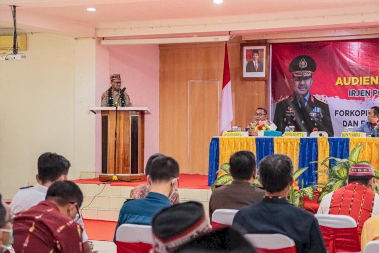 Lakukan Pertemuan dengan Forkopimda dan FKUB Manggarai Barat, Kapolda NTT : Polri Butuh Dukungan Masyarakat dalam Menjaga Kamtibmas