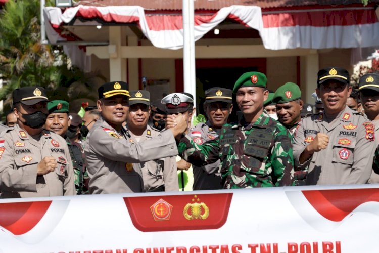 Apel Bersama TNI/Polri, Kapolres TTU : Kita Tidak Terpisahkan