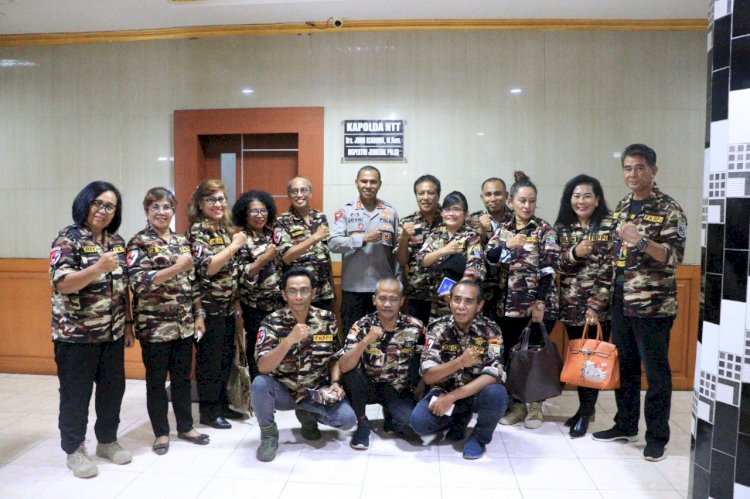 Kapolda NTT Sambut Hangat Kunjungan Silaturahmi FKPPI NTT